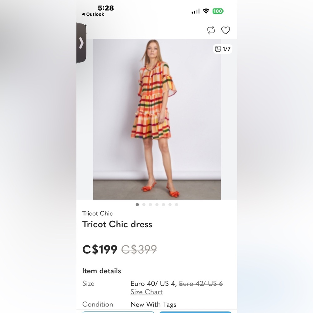 Vibrant Plaid Women's Dress plus separate liner